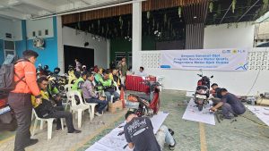 PLN Tanjungpinang Berikan Servis Motor Gratis Bagi Pengemudi Ojol
